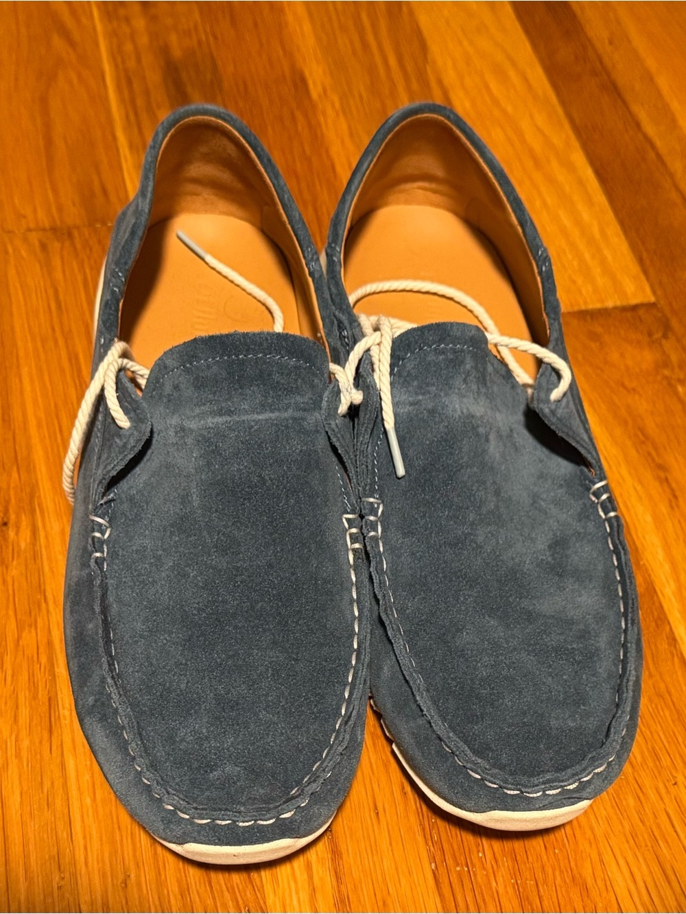 OluKai Ka’a Navy Suede Slip-On Loafers Size 10
